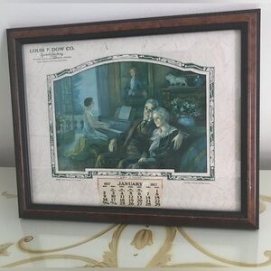 Vintage Goodwill Advertising Calendar Jan 1927 Louis F Dow Co